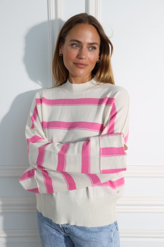 Cashmere Pullover Nora - pink
