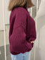 Cashmere Rollkragen Tara Bordeaux