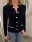 Cashmere Jacke Tony- Navy Anthrazit