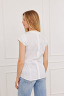 Ann Short-White blouse