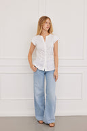 Ann Short-White blouse