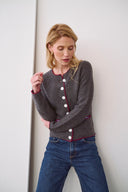Cashmere Janker Anna Anthrazit