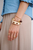 Lumina Jade Bracelet - Red Stone