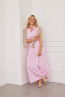 Bluse Ava Vichy Rosa