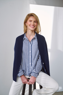 Bluse Emilia Check Navy