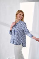 Bluse Emilia Check Navy