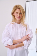 Bluse Josephine Cotton Uni Weiß
