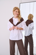 Bluse Josephine Cotton Uni Weiß