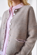 Cashmere Janker Franca Taupe
