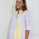 Blouse Clara-Yellow-Lilac