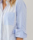 Blouse Clara Uni-Blue