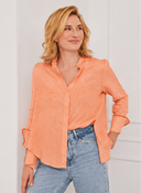 Bluse Mila Linen Orange