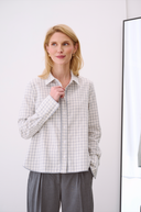 Bluse Emilia Check Grey