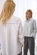 Bluse Emilia Check Grey