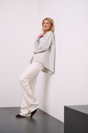 Bluse Laax Flanell Check Grau