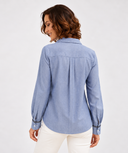 Bluse Seebeg Spritze Blau