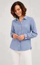 Bluse Seebeg Spritze Blau