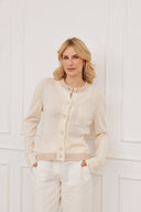 Cardigan Romy Ivory-Beige