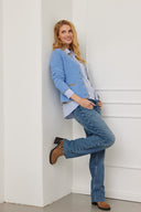 Bluse Caroline Babycheck Blau