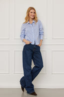 Bluse Caroline Babycheck Blau