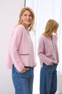 Cashmere Janker Franca Puder