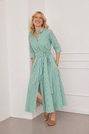 Kleid Riad Long Stripes Grün