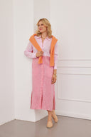 Dress Dream-Pink-White