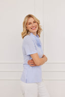 Polo Elegant Elena Hellblau