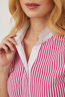 Polo Elegant Emma Stripes Pink-White