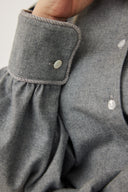 Bluse Elena Twill Grau