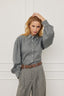 Bluse Elena Twill Grau