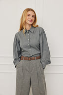 Bluse Elena Twill Grau