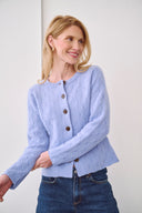 Cashmere Elina Cardigan Light Blue