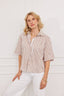 Bluse Ellie Stripes Braun