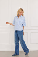 Bluse Ellie Stripes Blau
