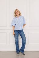 Bluse Ellie Stripes Blau