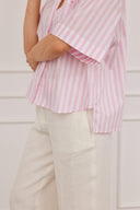 Bluse Ellie Stripes Rosa