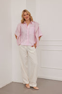 Bluse Ellie Stripes Rosa