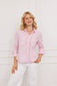 Bluse Emilia Pompom Stripes Rosa
