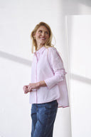 Bluse Emilia Uni Cotton Rosa