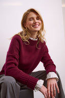 Cashmere Pullover Feli Bordeaux