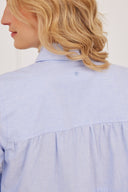 Bluse Fiona Linen Blau