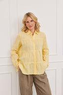 Bluse Fiona Linen Gelb