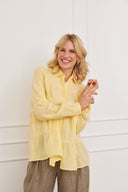 Bluse Fiona Linen Gelb