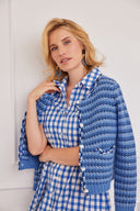 Kleid Frida Vichy Blau