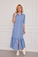 Kleid Frida Vichy Blau