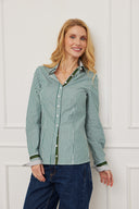Bluse Heart Stripes Grün