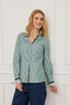Bluse Heart Stripes Grün