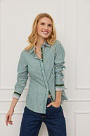 Bluse Heart Stripes Grün