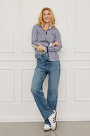 Bluse Heart Stripes Navy